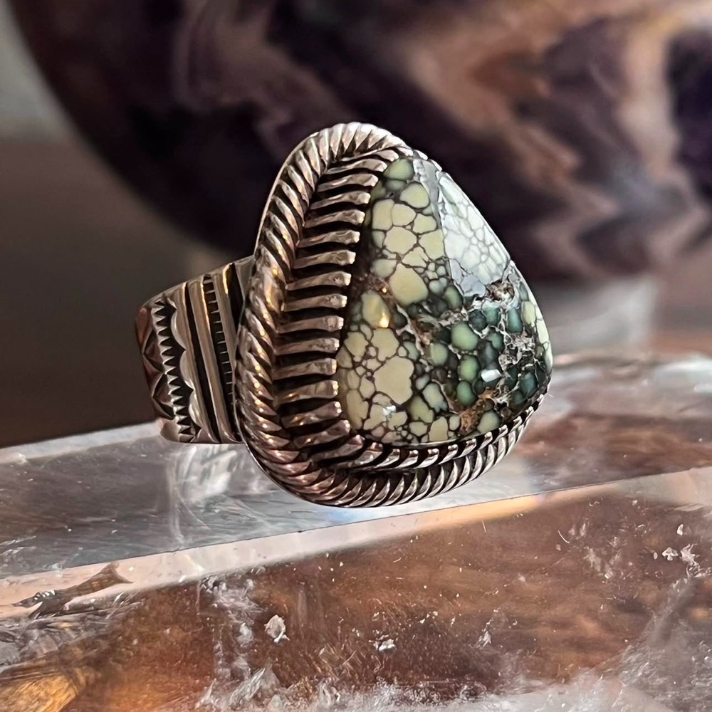 Damele variscite ring